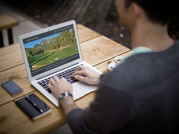 golf course web design